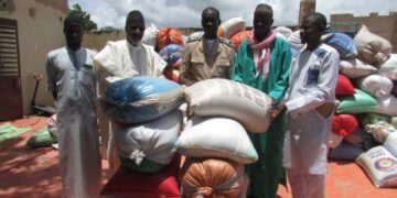 Kaolack : L&rsquo;initiative Waqf assiste 350 familles de vivres de soudures dans la commune de Latmingué