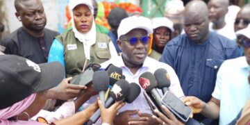 Kaolack : Le ministère du Commerce et de l’Industrie en visite à Kaolack pour l’état des marchés en prélude du Gamou de Médina Baye