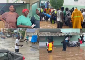 Fortes pluies à Dakar : L’hôpital Philippe Maguilen Senghor de Yoff sous les eaux