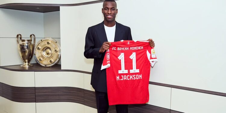 Transfert : Nicolas Jackson portera le numéro 11 au Bayern Munich
