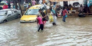 Fortes précipitations : Kaolack de nouveau sous les eaux après la pluie de cet après-midi