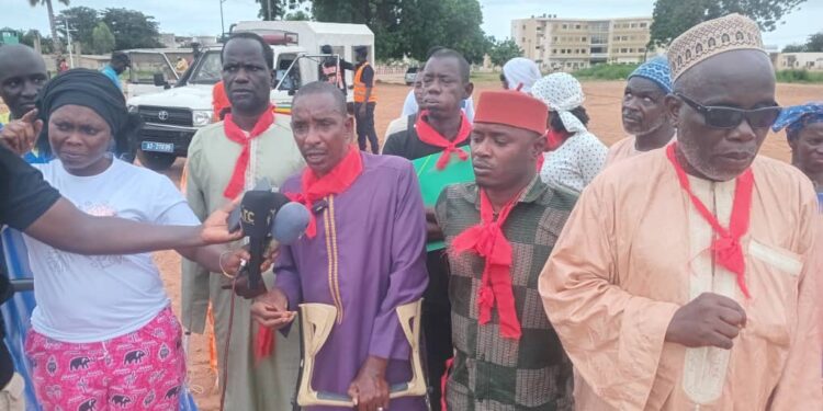 Kaffrine : L&rsquo;union régionale des personnes vivant avec un handicap en colère contre les autorités