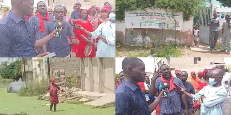 Kaolack : L’isolement de Thioffack Bambara par un cours d’eau provoque la frustration des habitants