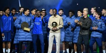 Football : Le Parc des Princes rend hommage au ballon d’or, Ousmane Dembélé