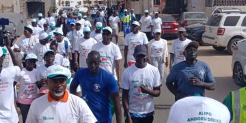 Randonnée pédestre : L’Association ANDDEU DEKKIL Patte D’oie marche pour l’éducation, la santé et la solidarité