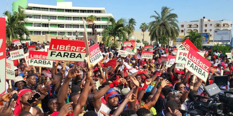 Dakar : Marche pour la libération du maire des Agnams Farba Ngom