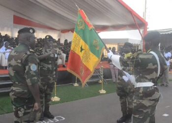 Kaolack : Cérémonie d’installation du colonel commandant de la zone militaire n°3, Massamba Thiam