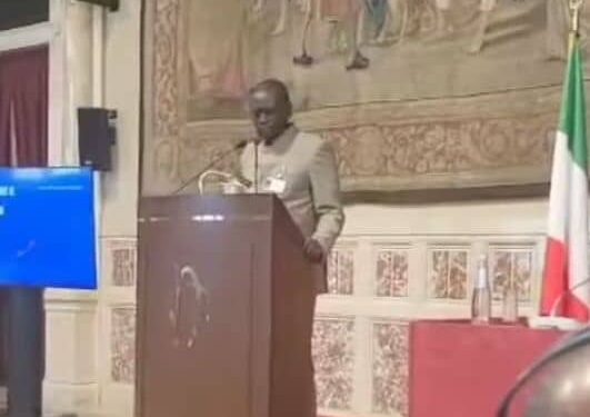 Sommet international à l’Assemblée nationale italienne » Kaolack plaide pour une coopérative durable entre l’Afrique et l’Europe «