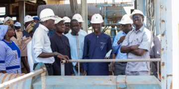 Kaolack : Visite du Ministre de l’Industrie et du Commerce à la SONACOS