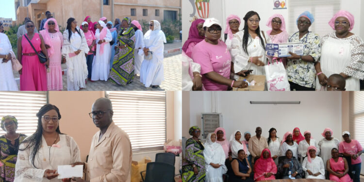 Octobre rose : L’Association des Femmes du Siège de l’ASECNA remet un important don à l&rsquo;hôpital Dalal Jamm