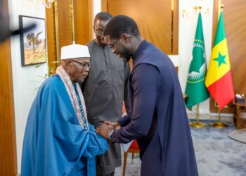 Palais : Le Khalife général de Léona Niassène, Serigne Cheikh Ahmed Tidiane Niass reçu en audience