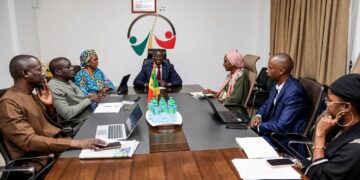 Une délégation de l’OIM en visite au Ministère en charge de la Fonction publique et du Travail