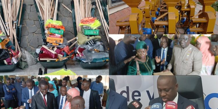 Programme PR2C : L’ADL remet un important lot de matériels et d’unités de valorisation aux acteurs économiques