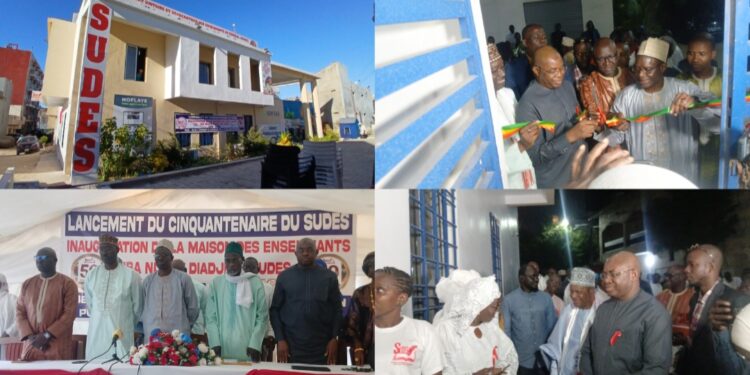 Lancement du Cinquantenaire du SUDES : Inauguration de la Maison des Enseignants Iba Ndiaye Djadji