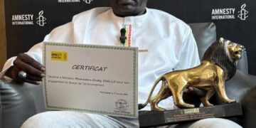 Protection de l’environnement : Mamadou Oudy Diallo distingué par Amnesty International Sénégal