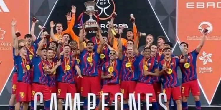 Supercoupe d’Espagne : Le FC Barcelone remporte une finale spectaculaire contre le Real Madrid (3-2)