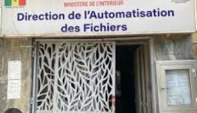 Incident technique à la DAF : La production des cartes d’identité suspendue temporairement