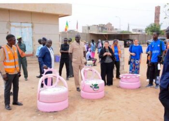 Kaolack : Le recyclage des pneus transforme les écoles en laboratoires d’écologie