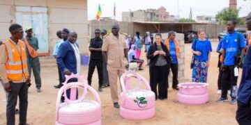 Kaolack : Le recyclage des pneus transforme les écoles en laboratoires d’écologie