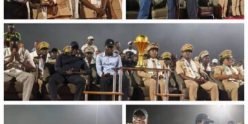 Présentation du trophée de la CAN 2025 à Kaffrine : Le secrétaire d&rsquo;État représente le gouvernement