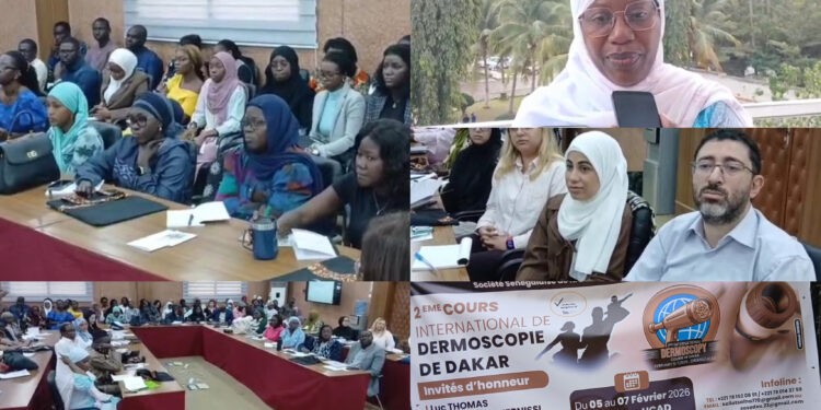 2e Cours international de dermoscopie de Dakar : Plus de 16 nationalités présentent à cette formation