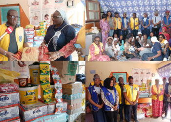 Remise de denrées alimentaires : Plusieurs Lions Clubs au chevet des enfants malnutris du dispensaire Keur Sœur de Guédiawaye