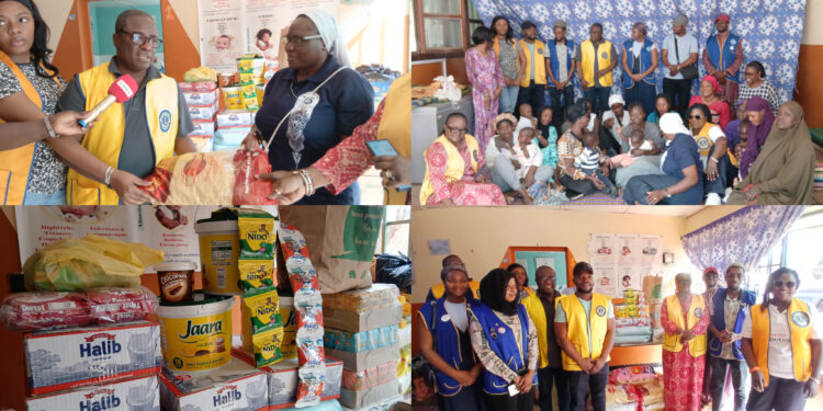 Remise de denrées alimentaires : Plusieurs Lions Clubs au chevet des enfants malnutris du dispensaire Keur Sœur de Guédiawaye