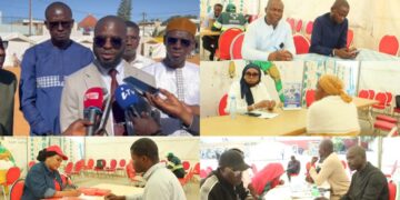 Solidarité et opportunité d’emplois : Le DG de l’ANAM, Bécaye Diop au chevet des populations de Dalifort