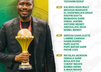 Matchs amicaux : Pape Thiaw publie une liste de 28 joueurs avec Nobel Mendy et Mamadou Diakhon