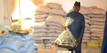 Solidarité – Ramadan – Carême  : Le Maire de Dya perpetue une tradition