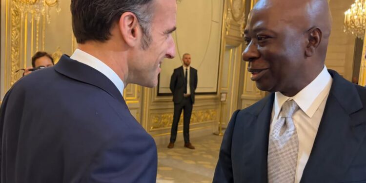 Préparation Sommet économique Afrique-France : Baïdy AGNE reçu en audience par Emmanuel MACRON