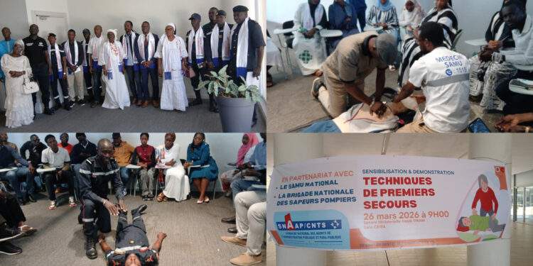 Journée de sensibilisation et de démonstration : Les Agents de l’Administration initiés aux techniques de premiers secours