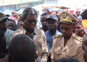 Marché central de Kaffrine : Momath Talla Ndao aux côtés des sinistrés et promet de saisir le gouvernement