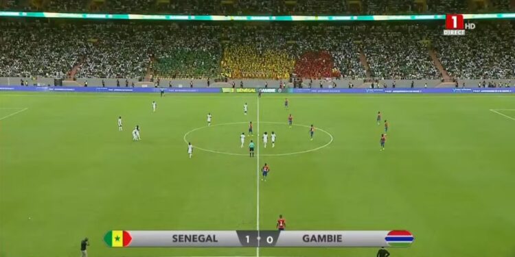 Amical : Le Sénégal mène devant la Gambie à la pause (1-0) avec un but de Abdoulaye Seck