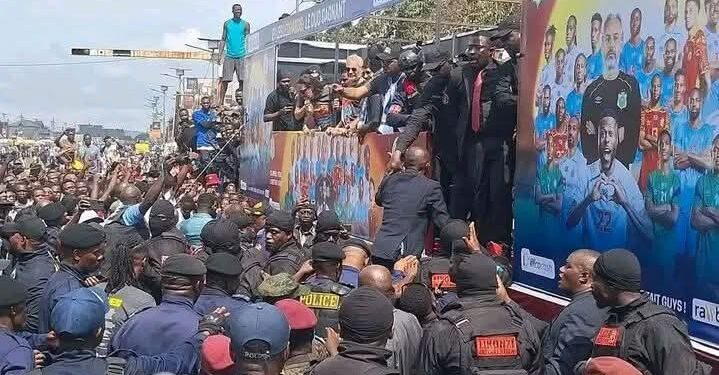 Kinshasa : Les joueurs de la RDC accueillis en héros aprés leur qualification au mondial 2026
