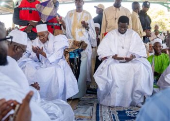 Daaka Médina Gounass : Bassirou Diomaye Faye rend visite au Khalif Thierno Ahmadou Tidiane Ba