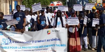 Kaffrine : Une randonnée de sensibilisation en faveur des enfants talibés