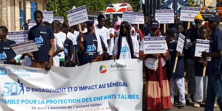 Kaffrine : Une randonnée de sensibilisation en faveur des enfants talibés