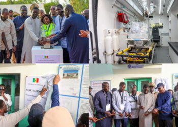 Tournée à Kolda : Pose de la première pierre du Pôle mère-enfant et l’inauguration du SAMU interrégional