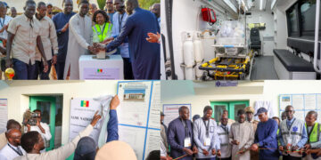 Tournée à Kolda : Pose de la première pierre du Pôle mère-enfant et l’inauguration du SAMU interrégional