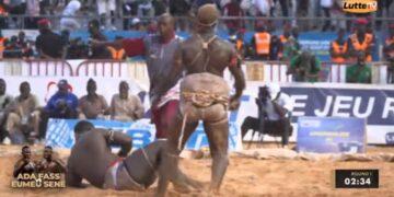 Lutte : Ada Fass terasse Eumeu Sène