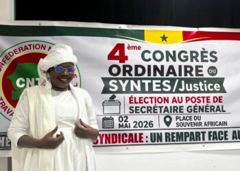 4ème congrès du SYNTES/Justice : Racky Gnally Daff, élue nouvelle secrétaire générale pour un mandat de 4 ans