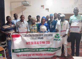 Kaolack – Pisciculture : des points focaux formés pour promouvoir l’autonomisation des femmes et des jeunes