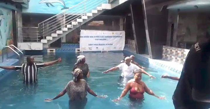 Kaolack : L’association And Xeex Hépatite mise sur l’aquagym pour les seniors