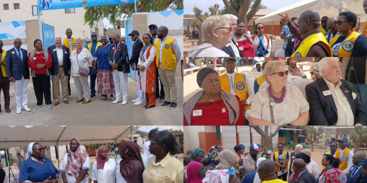 Visite des sommités du Lionisme au Dispensaire Notre Dame de la Joie : L’ancrage humanitaire des Lions Club salué !